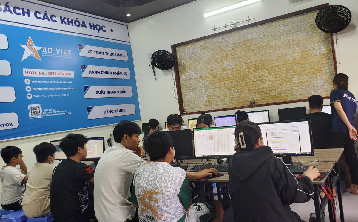 Khóa Học Tại Trung Tâm Tin Học Sao Việt Tân Uyên Dành Cho