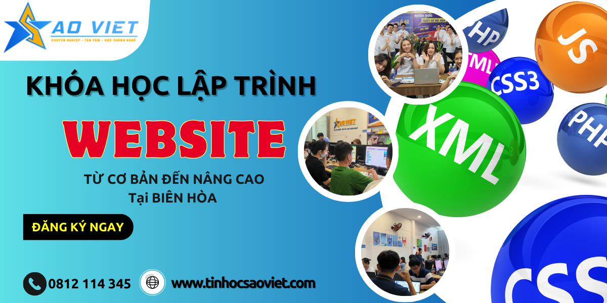 Khóa Học Lập Trình Web Tại Biên Hòa Đồng Nai