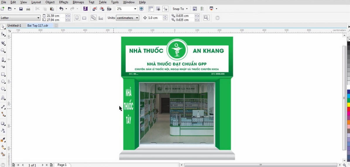 Hinh 1 Sản Phẩm Trong Khóa Học CorelDRAW Tại Tân Bình