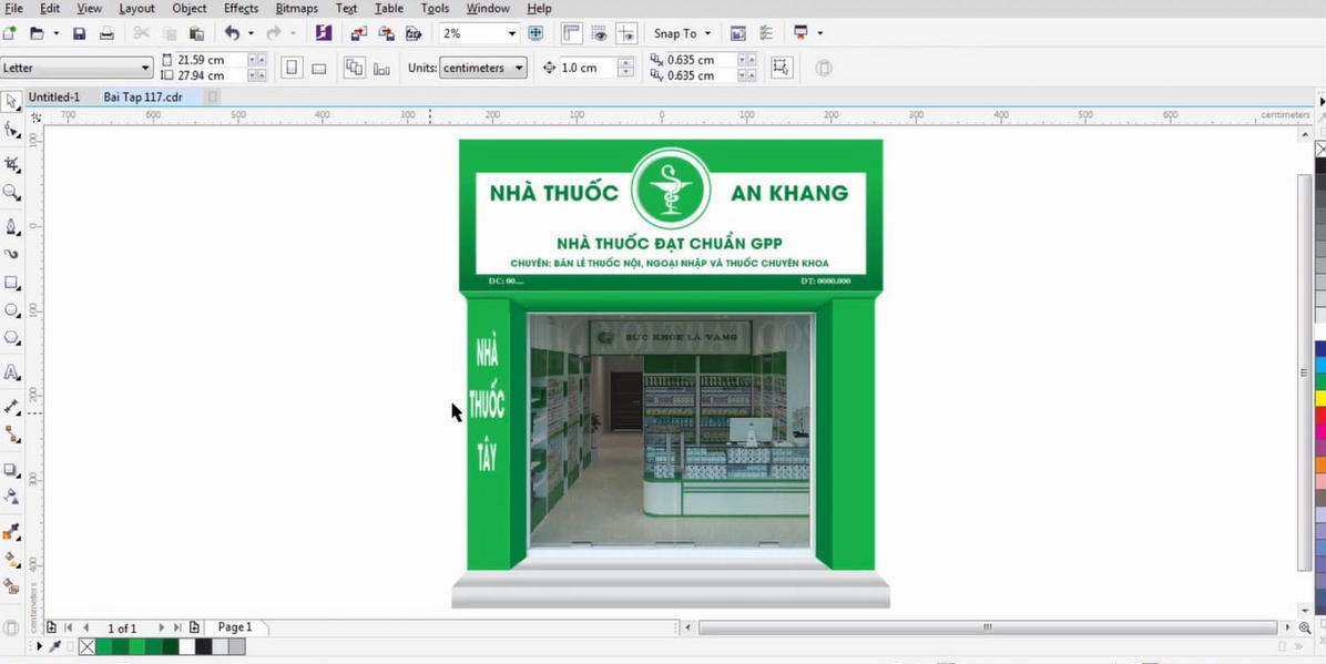 Hinh 1 Sản Phẩm Trong Khóa Học CorelDRAW Tại Tân Bình