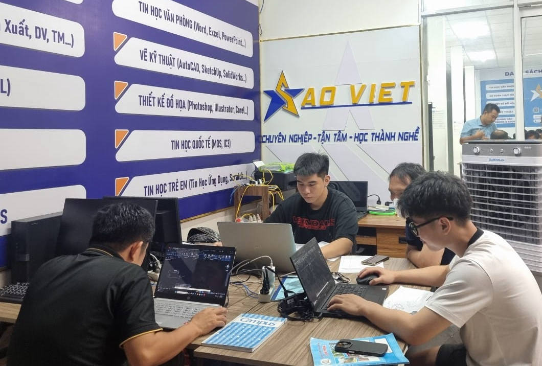 Khóa Học Thiết Kế Nội Thất Tại Trung Tâm Tin Học Sao Việt Quận 12