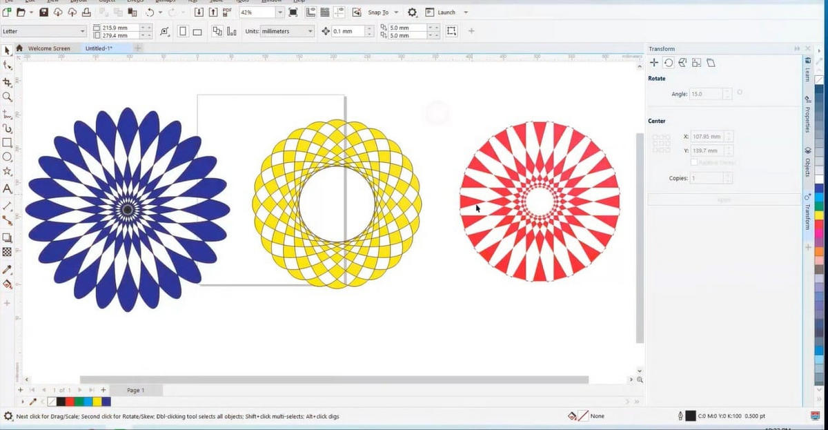 Sản Phẩm Khóa Học Thiết Kế đồ Họa Coreldraw 2 Của Học Viên