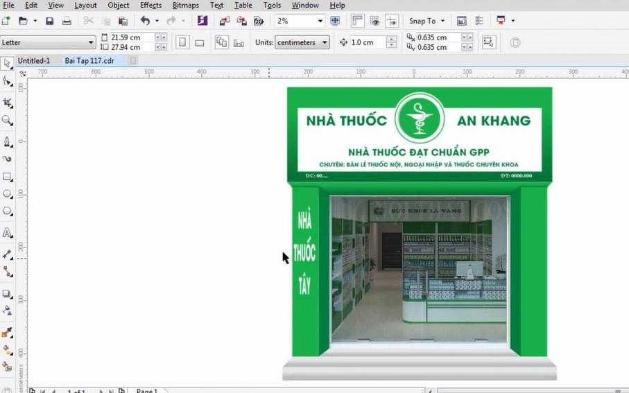 Sản Phẩm Học Viên Học Coreldraw