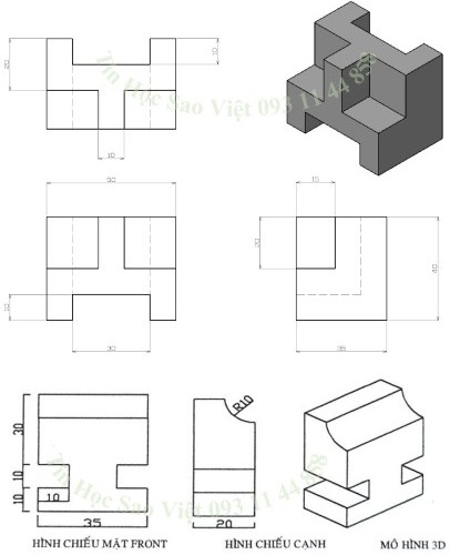 Tạo Thiết Kế 3d Nâng Cao Trong Khóa Học Autocad Vũng Tàu