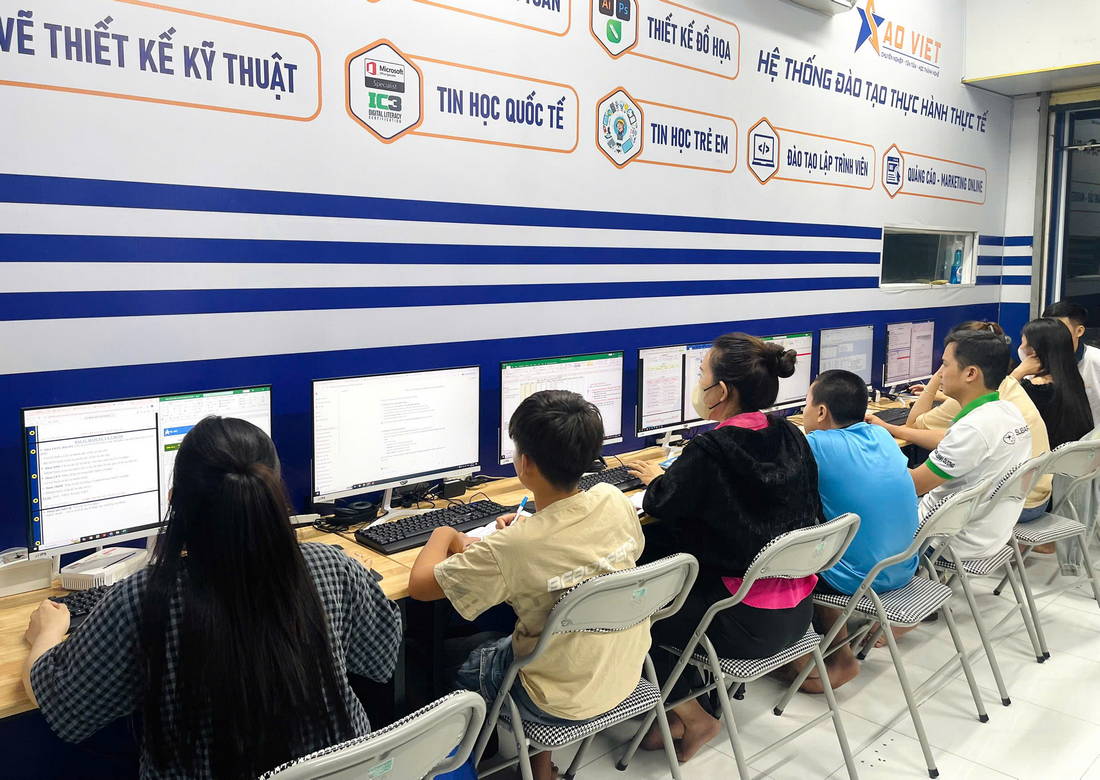 Nội Dung Chính Các Khóa Học Tại Trung Tâm Tin Học Sao Việt Phường Xóm Chiếu